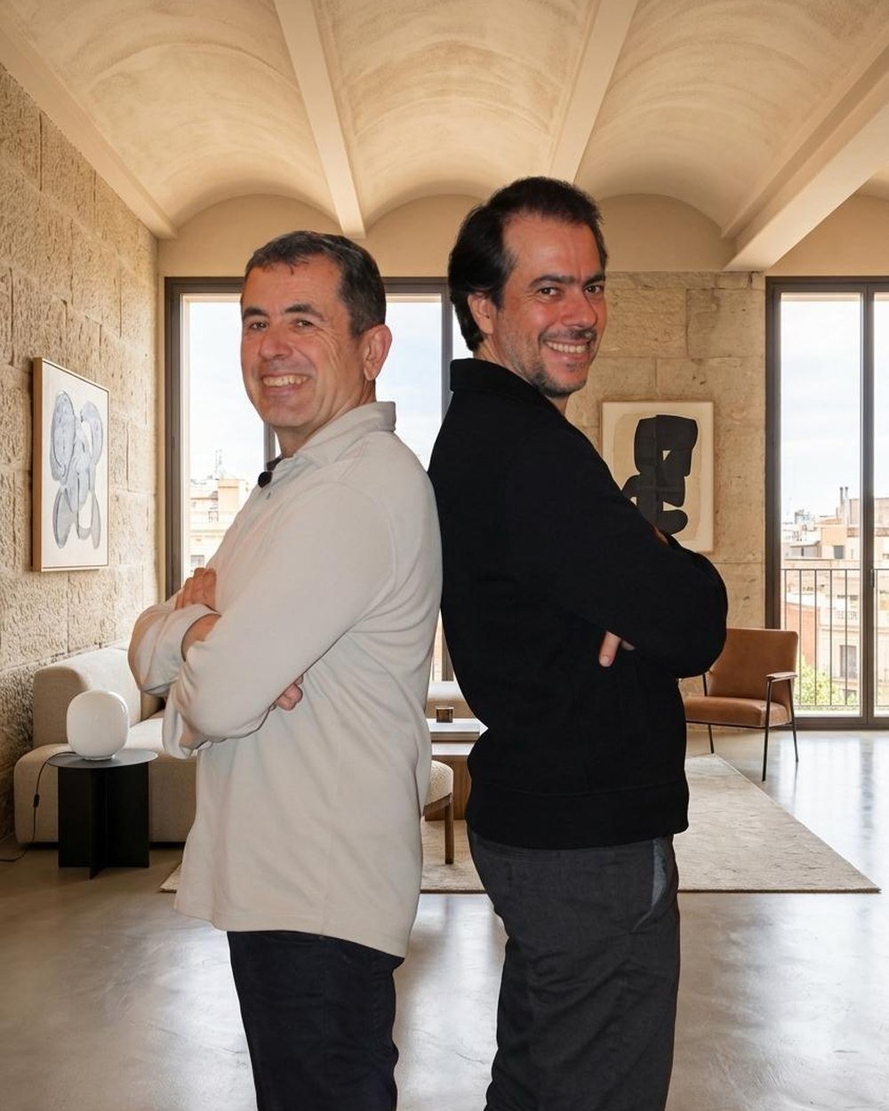 Retrato provisional de los socios de Romero Ríos, pendiente de sustituir por fotografía real